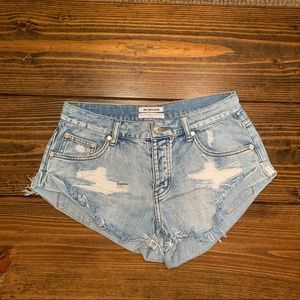 One Teaspoon Bandit Denim shorts (26)